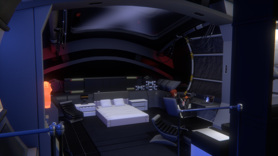 Mass Effect - Cabine de Shepard